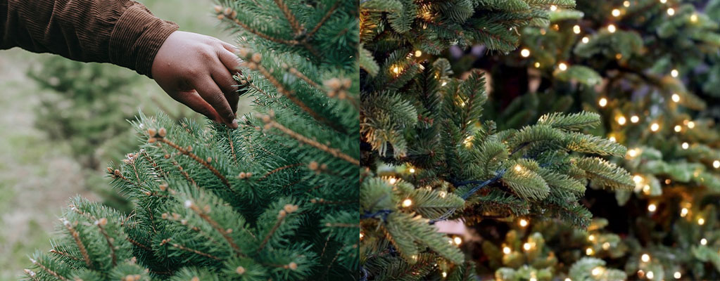 Künstlichen Weihnachtsbaum