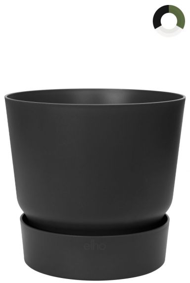 Elho-greenville-schwarz -20cm