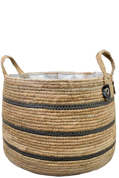Korb streifen pflanzen 28 cm