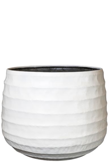 Petra wit bloempot 43cm