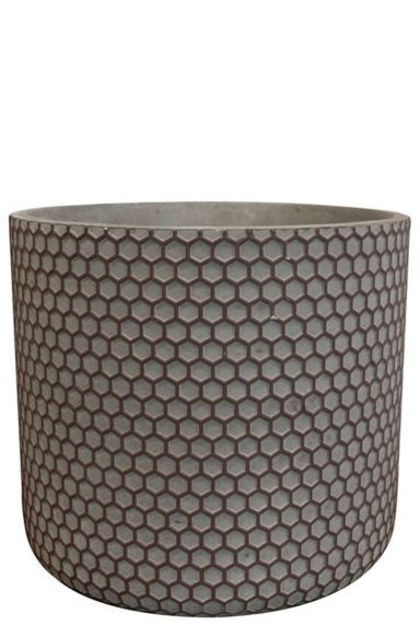 Pot bernt shiny black zwart