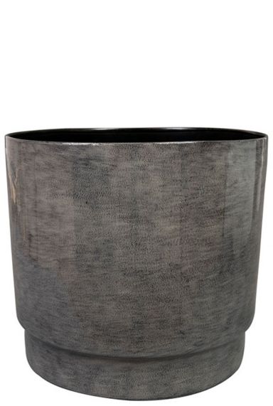 Rens blumentopf metall grau 2