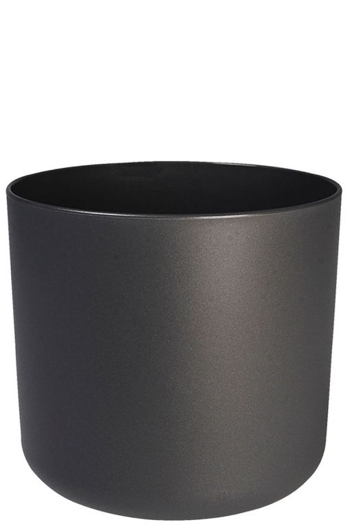 Anthrazit elho blumentopf aus kunststoff