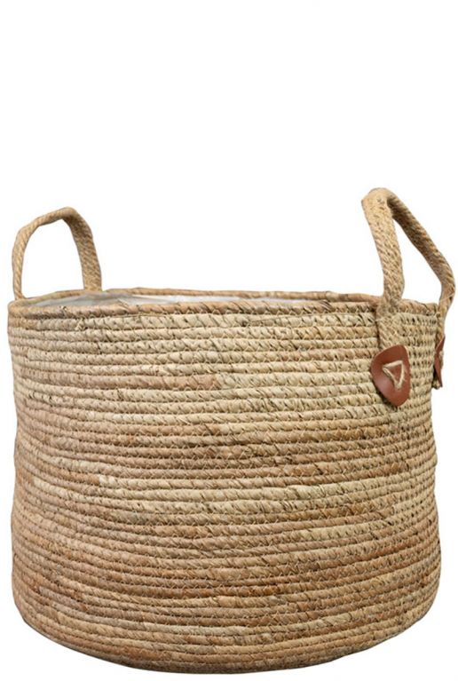 Grosse pflanzen korbe brown