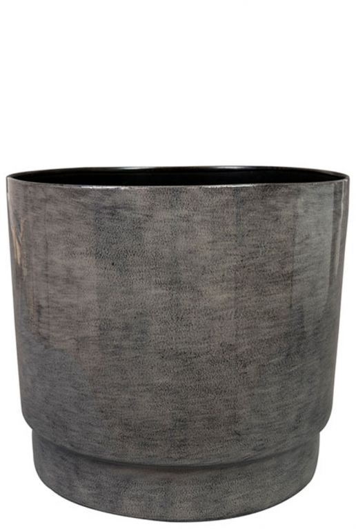 Rens blumentopf metall grau 2
