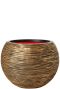 Capi goud nature rib bloempot