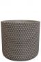 Pot bernt shiny black zwart